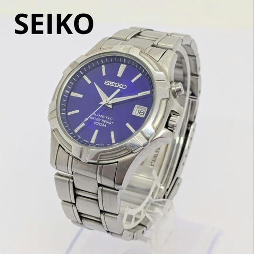 Seiko 5m62 0a20 kinetic watch - 5m62-0a20,