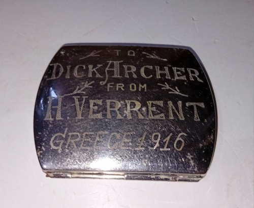 Ww1 1916 cigarette case - cigarette,