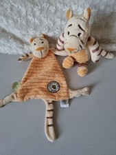 Hundred Acre Wood Tigger Soft Toy And Baby Comforter Blankie Soother Plush