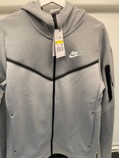 Nike Tech Fleece Hoodie SMALL - DV0537-074 - Particle Grey/Light Smoke Grey
