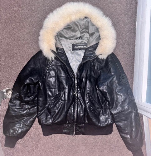 Vtg avirex black - avirex,