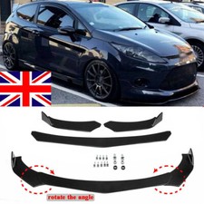 Front Bumper Lip Chin Spoiler Splitter For Ford Fiesta ST MK5 MK6 MK7 MK7.5 MK8