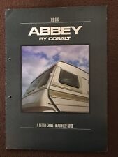 Abbey Touring Caravan Brochure 1986