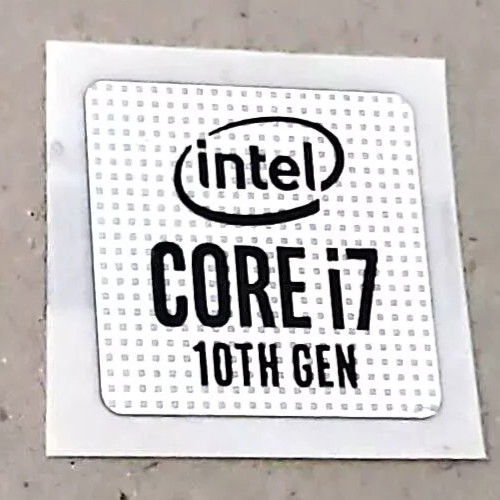 Intel core 10th - 10th, logo