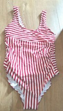 Ladies  navy blue & white swimming costume from MamaLicous Maternity size XL 