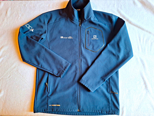 Salomon mens blue softshell - ,