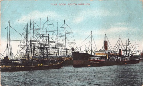 Postcard tyneside south - tyneside,