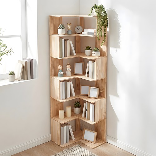 Tiers wooden bookcase free - wooden,