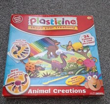 Plasticine Animal Creations Modelling Set 3+ Arts & Crafts, Kids Never Dries Out