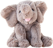 Adorable Plush Calf Elephant
