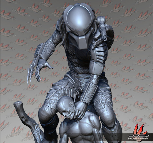 The predator unpainted model - predator,