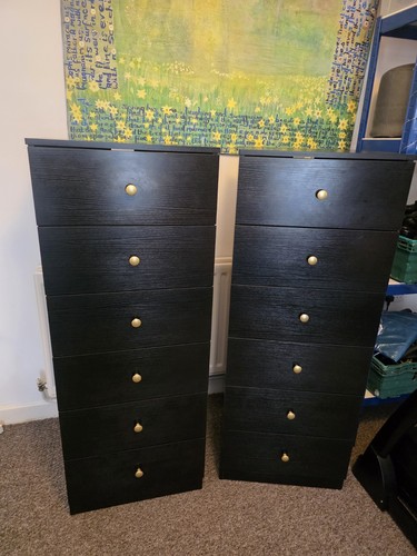 Chest drawers 2 black - chest, of