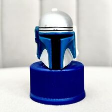 Star Wars Vintage Jango Fett Mini Figure Helmet Statue Bust Toy Retro Collection