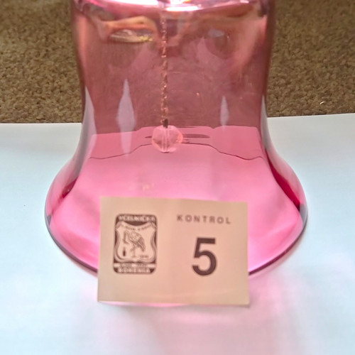Pink glass handheld - glass,
