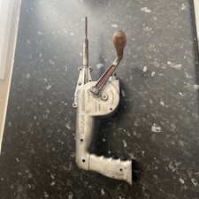 VINTAGE RAWPLUG MECHANICAL HAMMER DRILL Pat 396140 BUILDER COLLECTIBLE OLD TOOLS