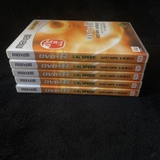 5 X Maxell DVD + R 120 Min