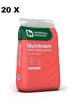 20 x Quick Setting Cement