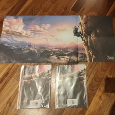 Legend of Zelda Breath of the Wild - Rare Promotional Poster MIB 35x16”