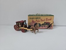 Vintage wooden wood horse