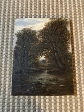 Antique Oil Landscape Painting