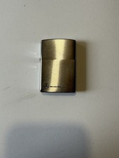 Rare Zippo Mercedes Benz Brushed Chrome Lighter XV. With Tin Box. Used