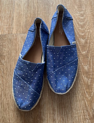 Blue chambray toms ladies - toms,