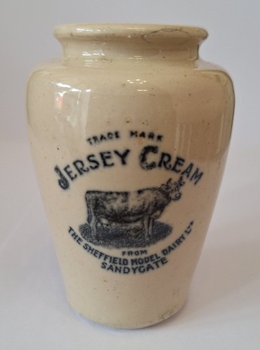 Jersey pictorial cream pot - pictorial,