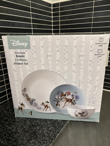 Disney bambi porcelain dinner - disney,