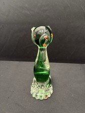 Murano Style Glass Cat