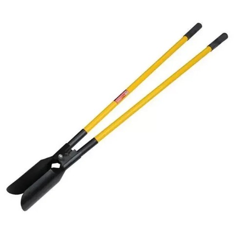 Post hole digger with long - hole,