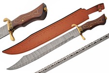Damascus Steel Scimitar Short