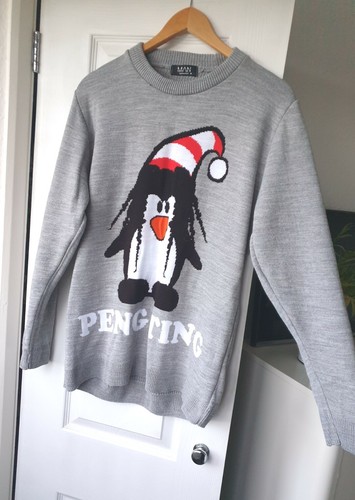 Boohoo mens grey penguin - boohoo,