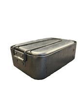 British Army 1945 Mess Tin Pair Vintage WW2 Military Surplus