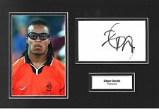 Edgar Davids Signed 12x8 Photo