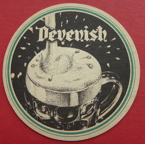 Devenish beer mat - beer,
