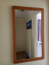 Large Wall Mirror Oak surround 