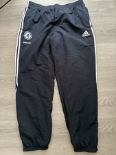 Chelsea FC Adidas Samsung Mens Blue Tracksuit Bottoms Joggers - Size 44 Inch