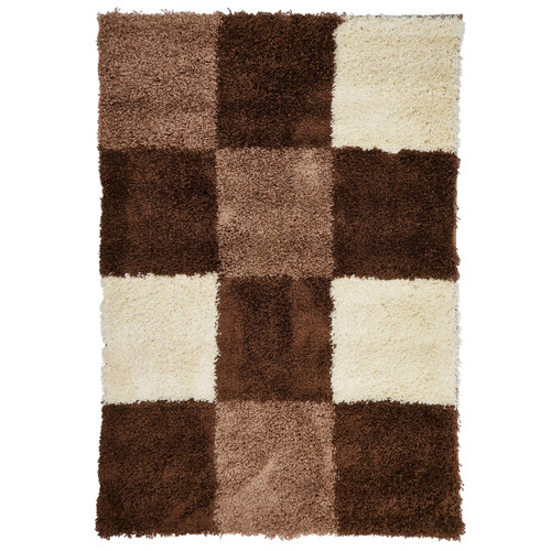 Brown checked thick - checked,