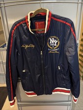 Mens Baseball Jacket NY Blue