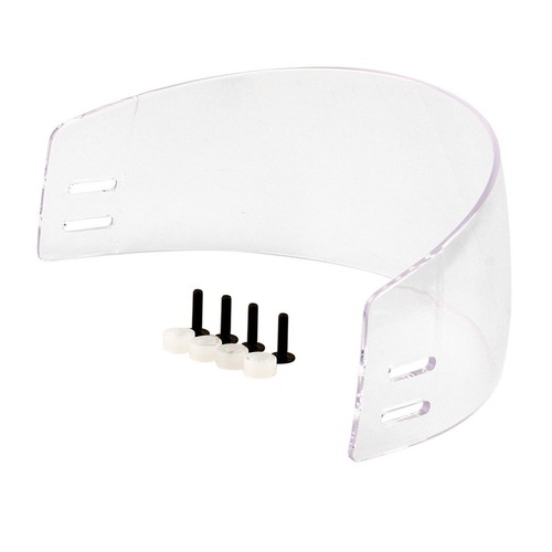 Ice hockey helmet visor impact - ice,