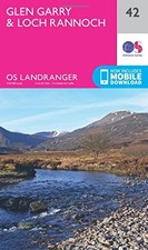 Glen Garry & Loch Rannoch Map | Loch Ericht | Ordnance... - Ordnance Survey