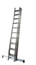 ALUMINIUM EN131 PROFESSIONAL TRIPLE EXTENSION LADDER 2.9M - 6.8M 10 RUNG