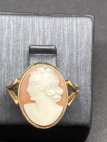 Antique edwardian cameo ring - antique,