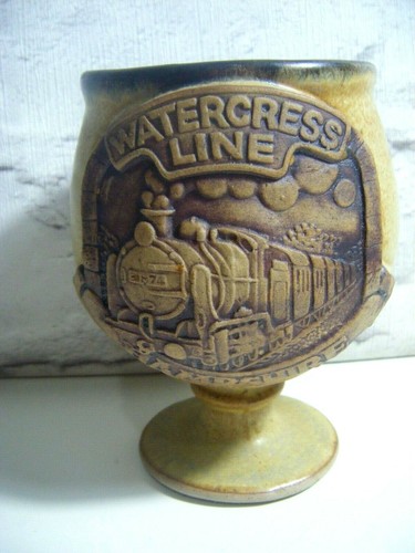 Pottery stoneware goblet - ,