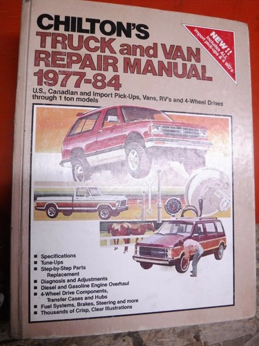 1977 1984 chilton truck - 1977-1984, &