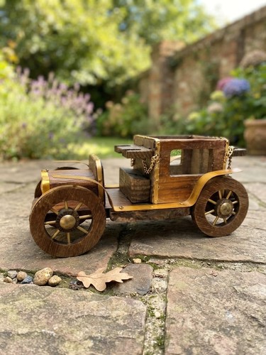 Vintage handcrafted wooden - vintage,