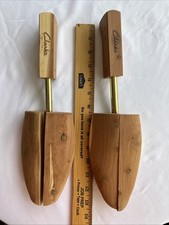 Pair/2 Shoe Clark Cedar Wooden