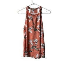 Loft Peach Floral Keyhole