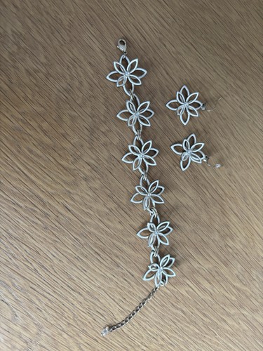 Bracelet and earring - bracelet,