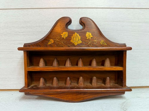 Vintage wooden thimble - thimble, rack